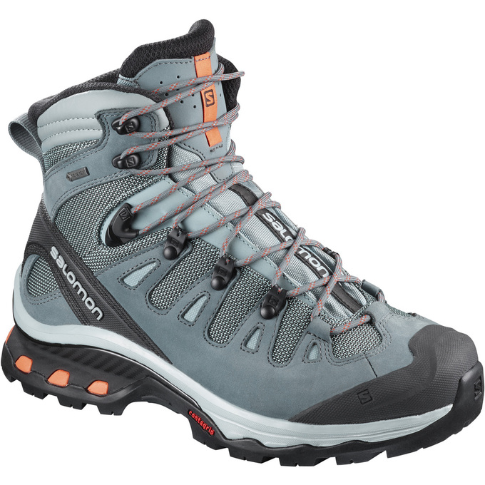 Botas De Montaña Salomon Mujer Turquesa Claro / Negras - Salomon Argentina QUEST 4D 3 GTX® W ,162307